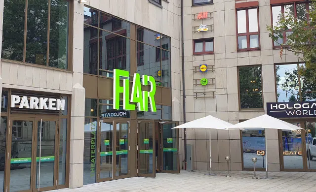 Eingang zur Tiefgarage Flair in Fürth