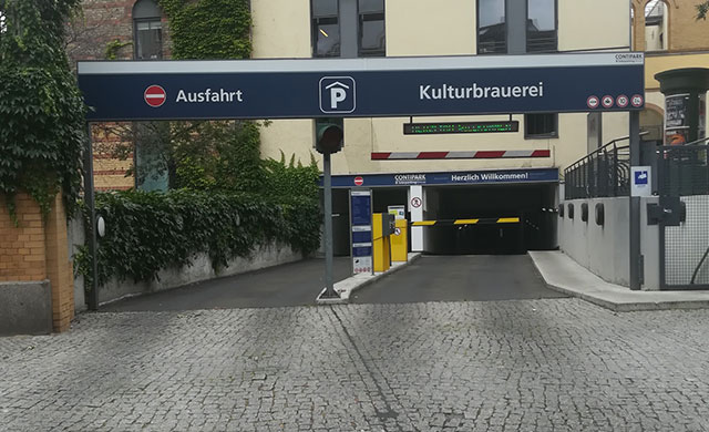Tiefgarage Kulturbrauerei in Berlin
