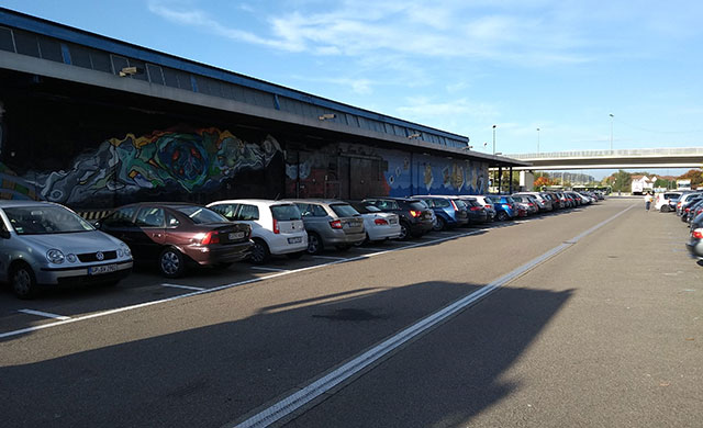 Parkplatz Bahnhof in Kirchheim unter Teck