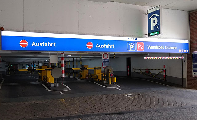 Tiefgarage Quarree in Hamburg