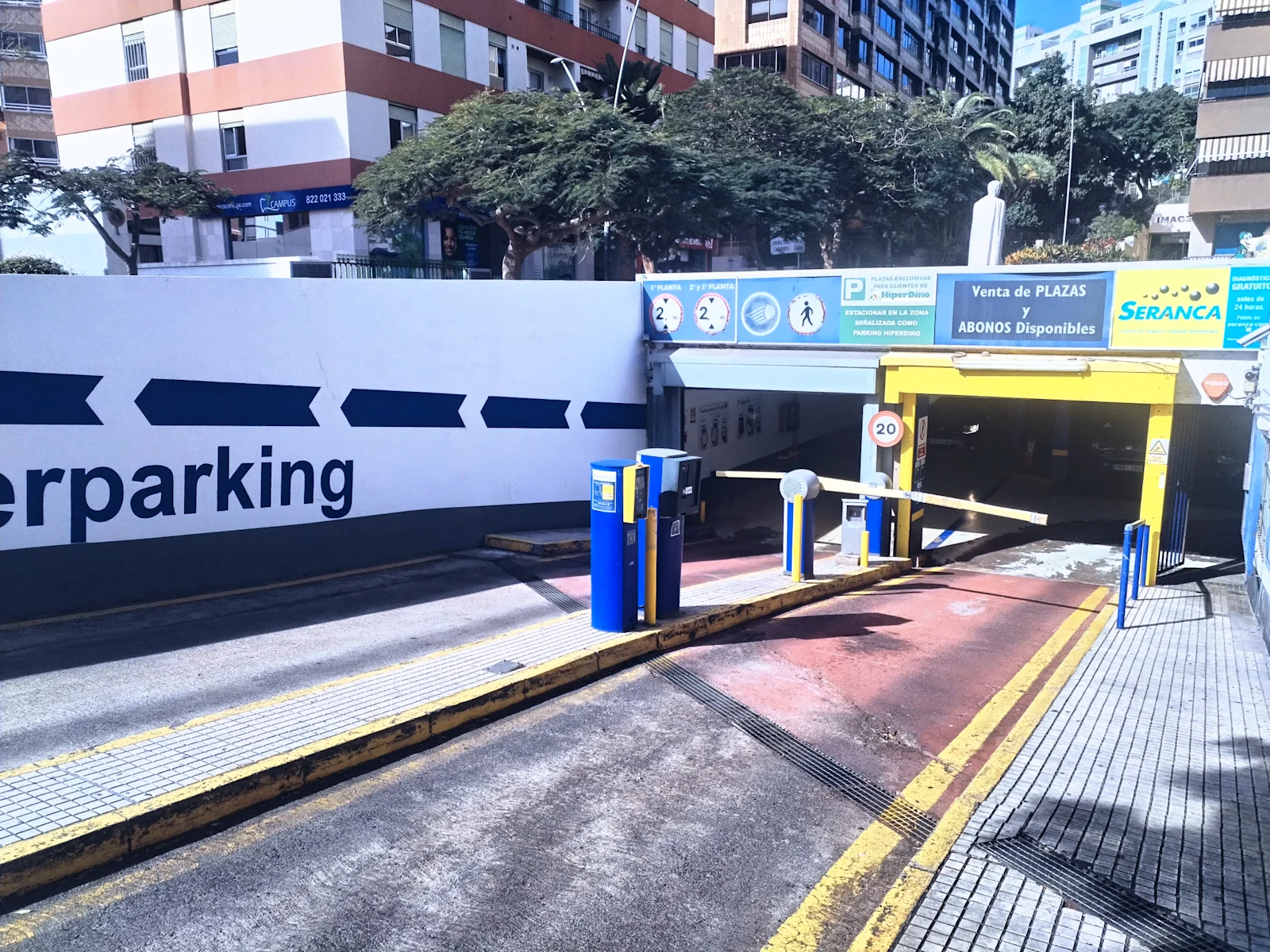 car park convenient, secure and ideally located near the city centre and healthcare services.