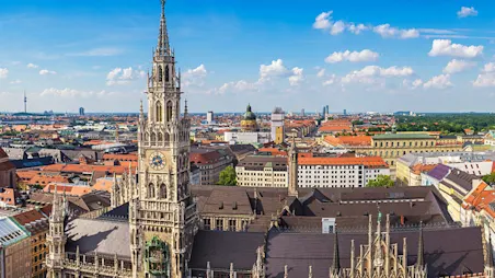 Skyline der Stadt München