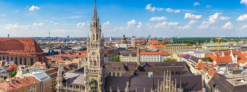 Skyline der Stadt München