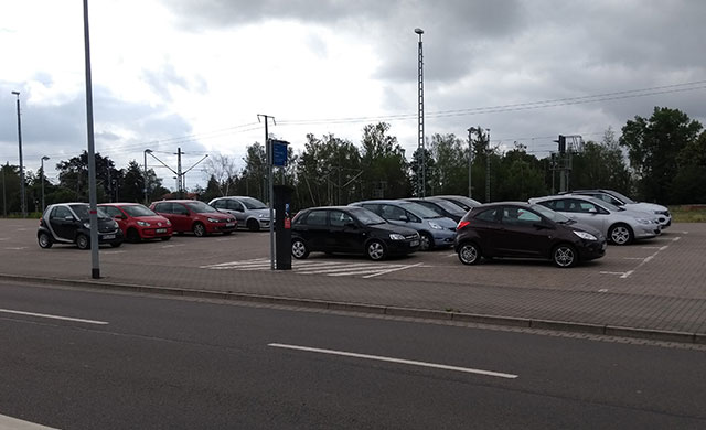 Parkplatz Bahnhof Riesa