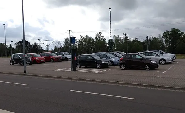 Parkplatz Bahnhof Riesa
