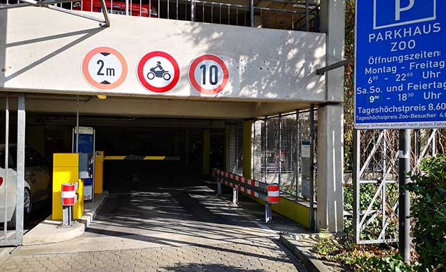 Parkhaus Am Zoo in Köln