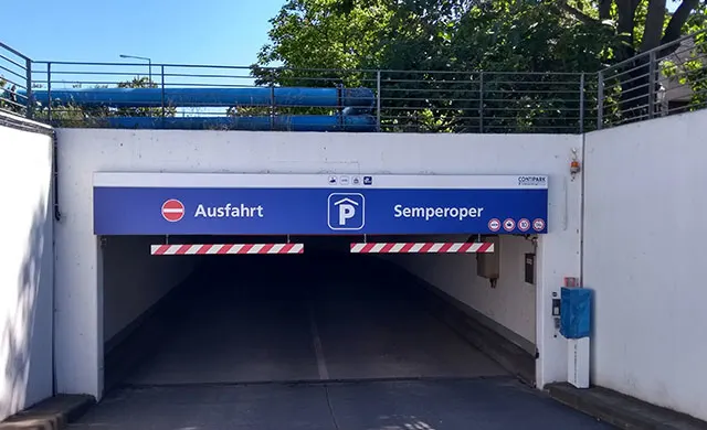 Tiefgarage Semperoper in Dresden