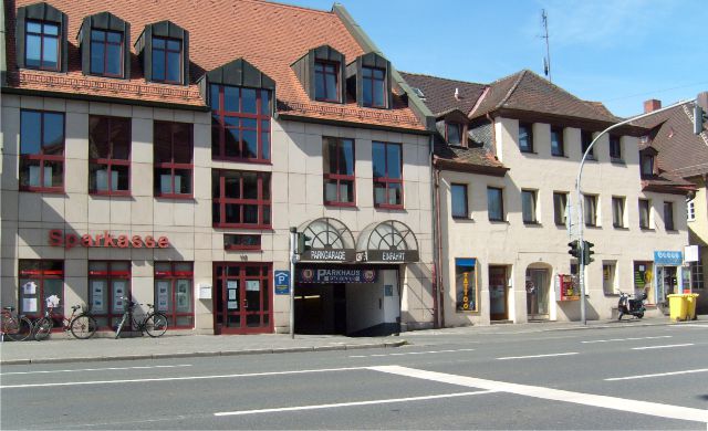 Altes Bild - Tiefgarage City Parkhaus in Fürth