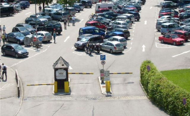 Parkplatz Salzbergwerk in Berchtesgaden