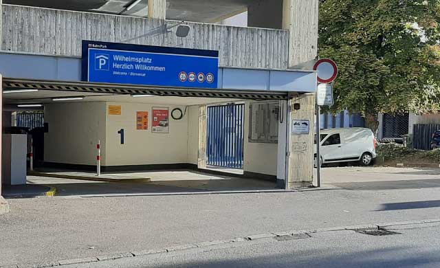 Parkhaus Wilhelmsplatz in Stuttgart