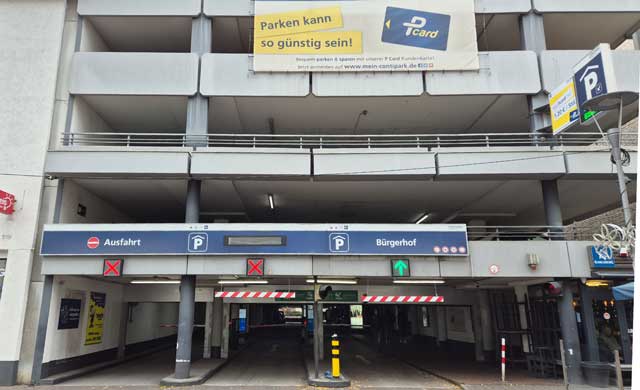 Parkhaus Bürgerhof in Ludwigshafen