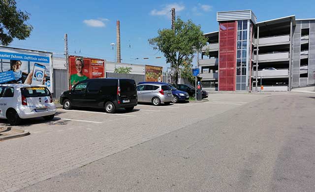 Parkplatz Hauptbahnhof in Frankenthal