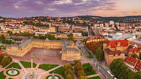 Skyline der Stadt Frankfurt