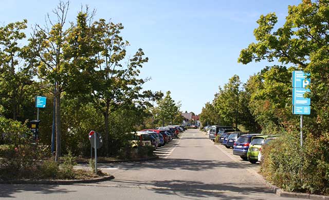 Parkplatz Bahnhof in Ehningen