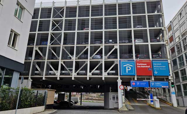 Parkhaus Am Bahnhof in Gießen