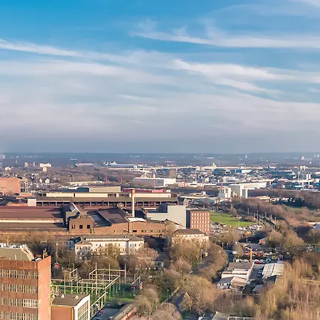 Skyline der Stadt Duisburg