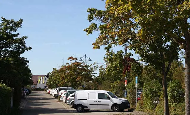 Parkplatz Bahnhof in Ehningen