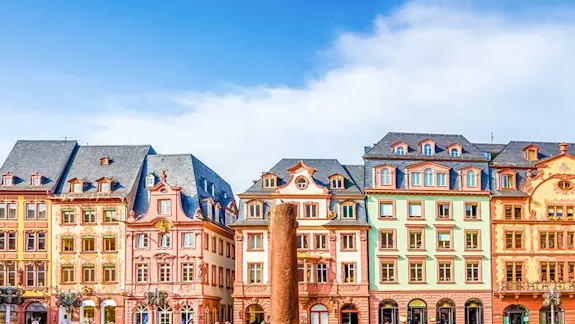 Skyline der Stadt Mainz