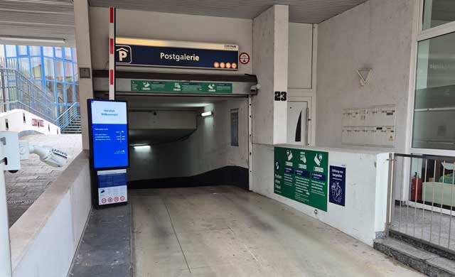 Tiefgarage Postgalerie (Mühlturmpassage) in Speyer