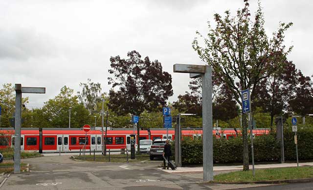 Parkplatz Bahnhof Leinfelden 