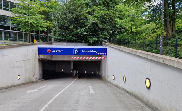 Tiefgarage Johannisberg in Wuppertal-Elberfeld