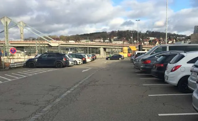 Parkplatz Bahnhof in Ulm
