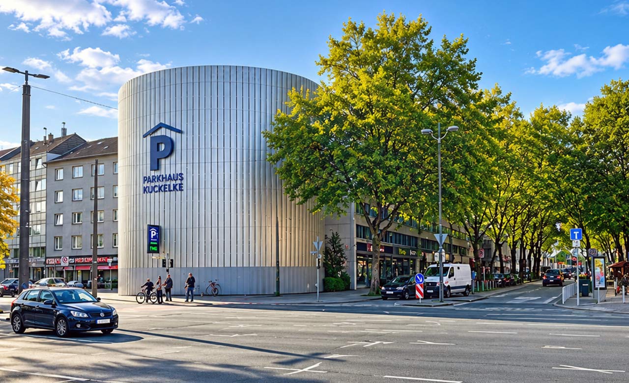 Parkhaus Kuckelke in Dortmund Gebäudeansicht