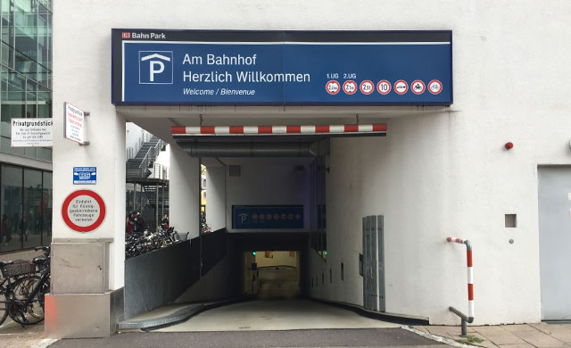 Tiefgarage Am Bahnhof in Freiburg