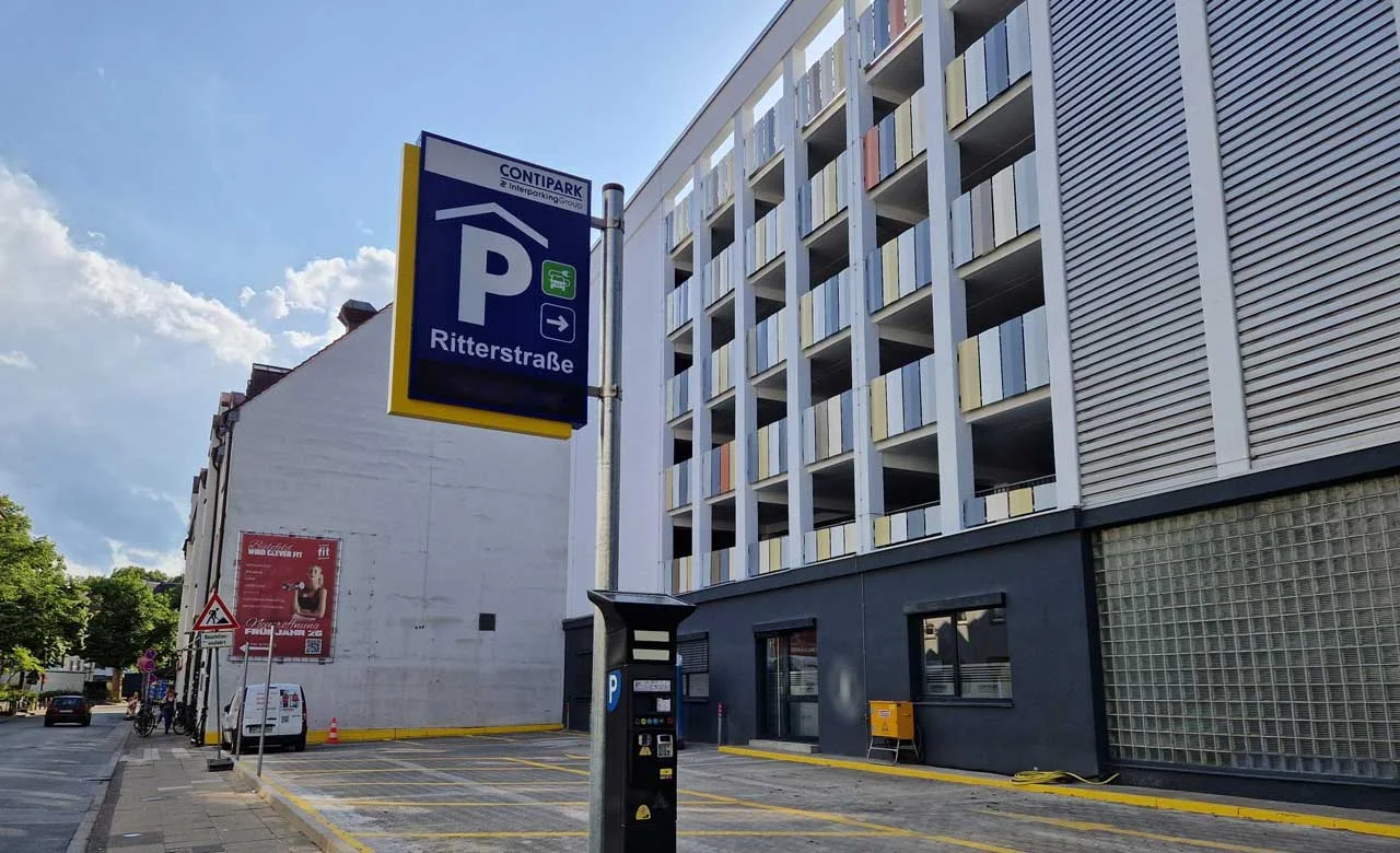 Parkplatz Ritterstraße in Bielefeld