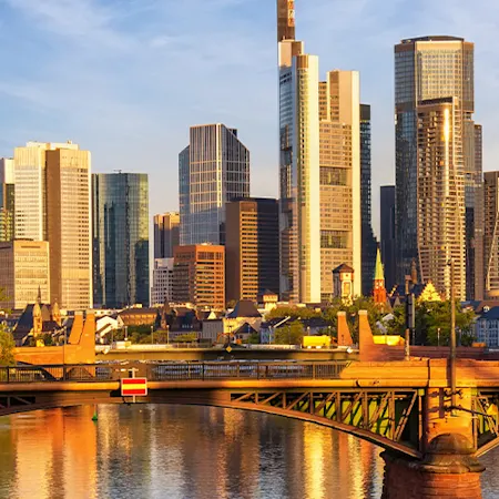 Skyline der Stadt Frankfurt am Main