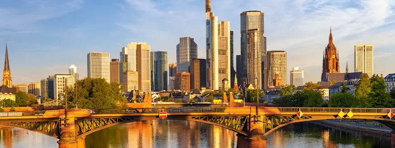 Skyline der Stadt Frankfurt am Main