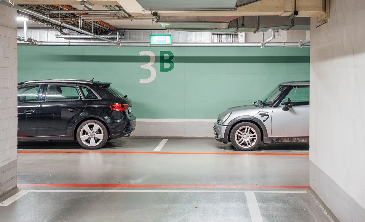 Tiefgarage Potsdamer Center in Berlin Innenansicht