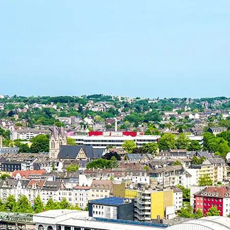 Skyline der Stadt Wuppertal