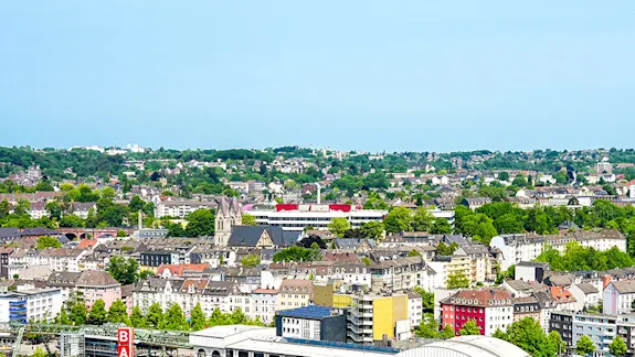 Skyline der Stadt Wuppertal