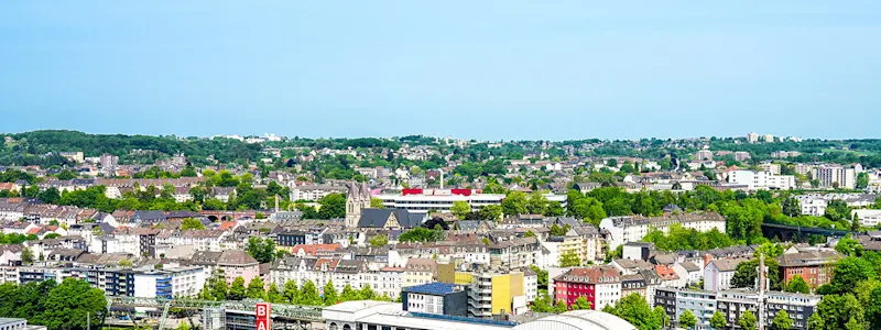Skyline der Stadt Wuppertal
