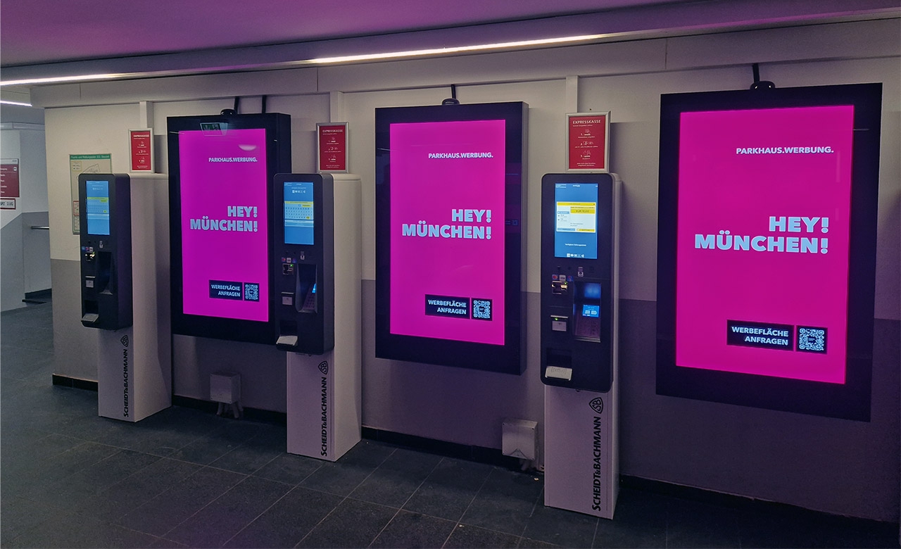 Tiefgarage Oberanger in Muenchen Kassenautomaten