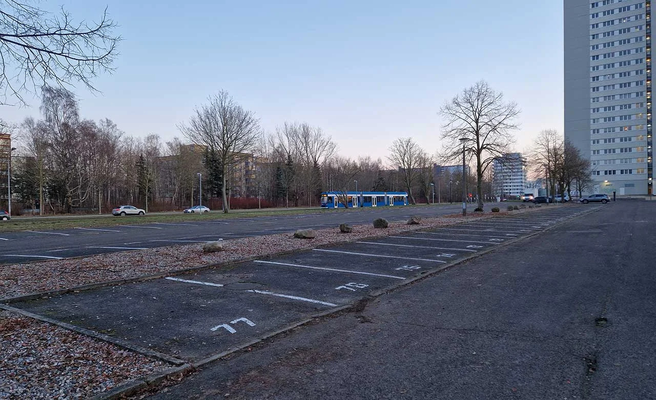 Parkplatz Everstower in Rostock
