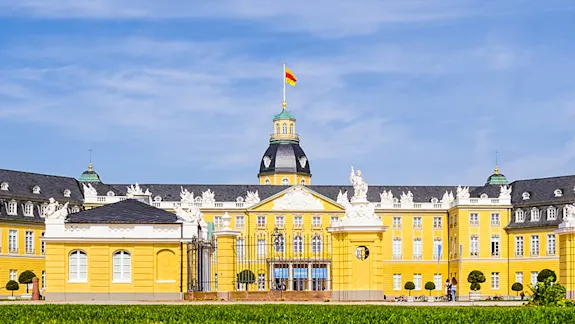 Skyline der Stadt Karlsruhe