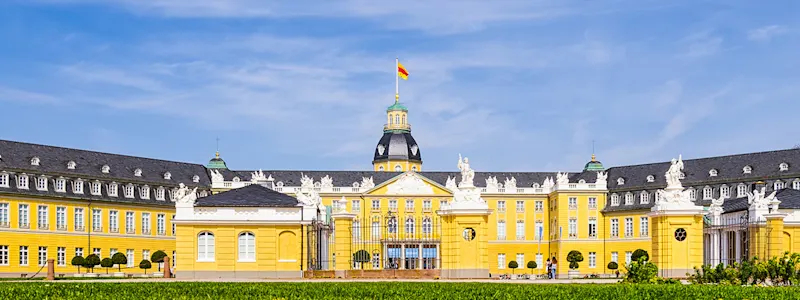 Skyline der Stadt Karlsruhe