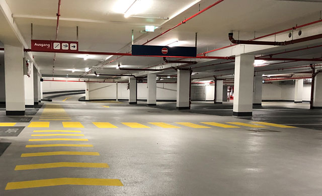 Tiefgarage Friedrichsforum (Stadthalle) in Bayreuth