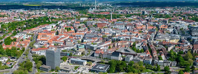 Skyline der Stadt Braunschweig