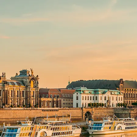 Skyline der Stadt Dresden