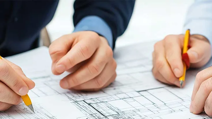 Menschen arbeiten an einer passenden Lösung