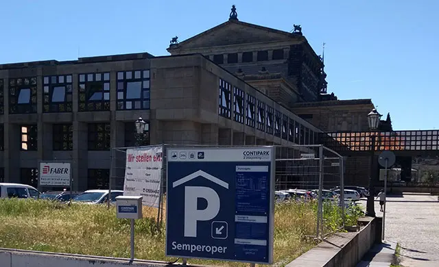 Tiefgarage Semperoper in Dresden