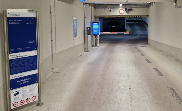 Tiefgarage Radisson Blu in Hamburg