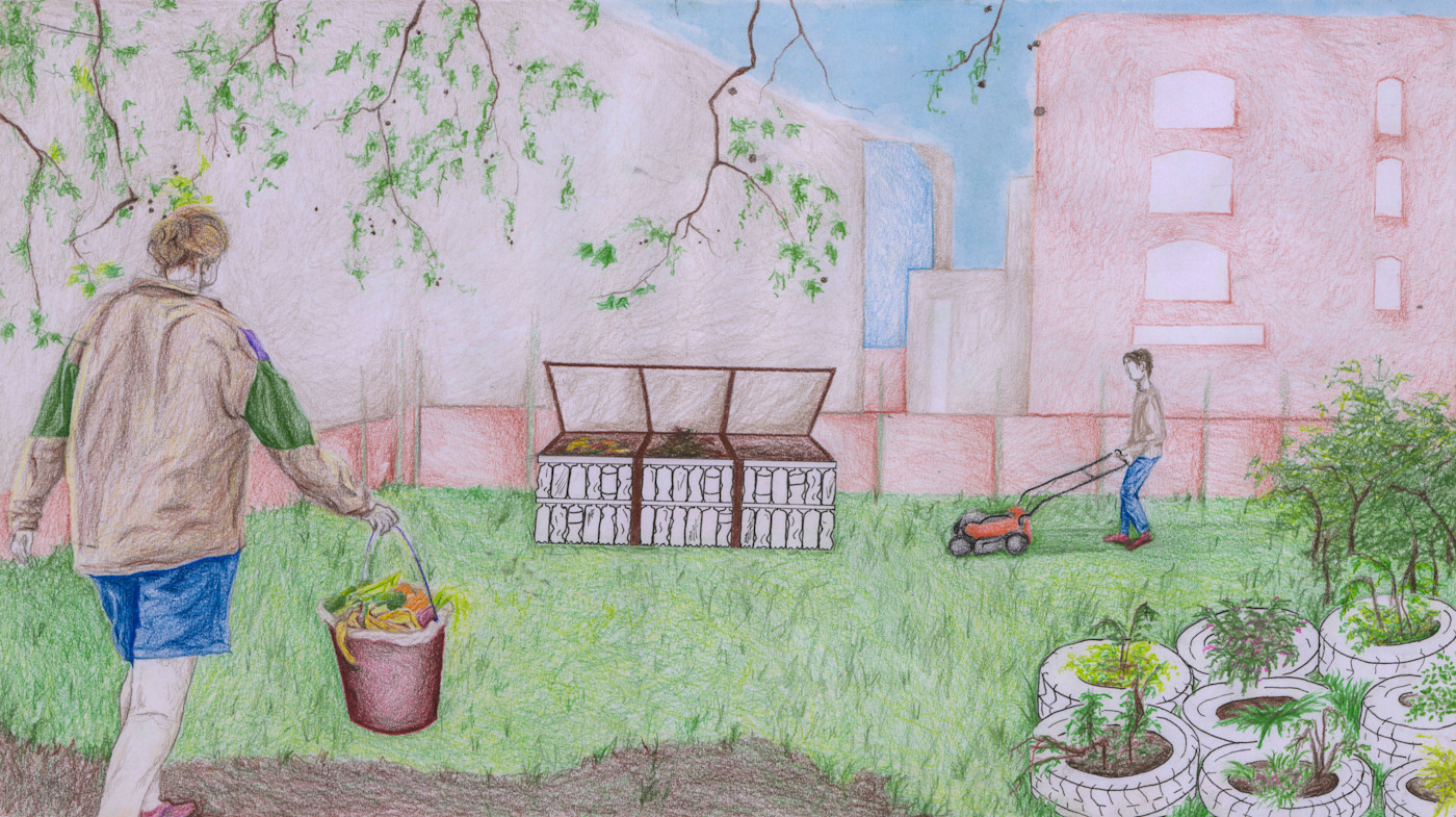 Upcycled Community Garden