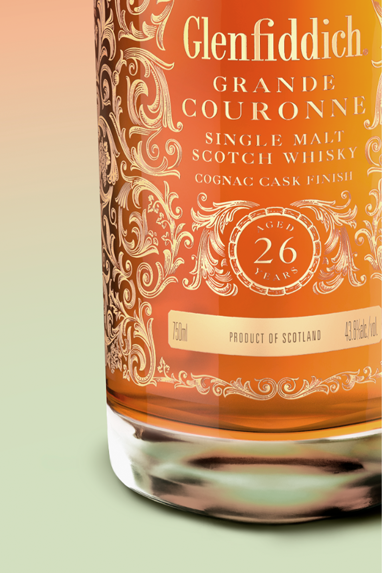 グレンフィディック グランデ クロンヌ 26年 43% Glenfiddich Grande Couronne 26 Year Old Single Malt Scotch Whisky