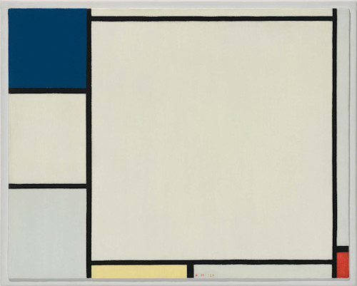 Museio | Piet Mondrian's Composition with Red, Yellow, and Blue (1927)