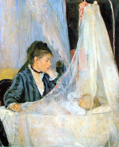 Global Gallery 'The Cradle (Le Berceau)' By Berthe Morisot Framed Painting Print