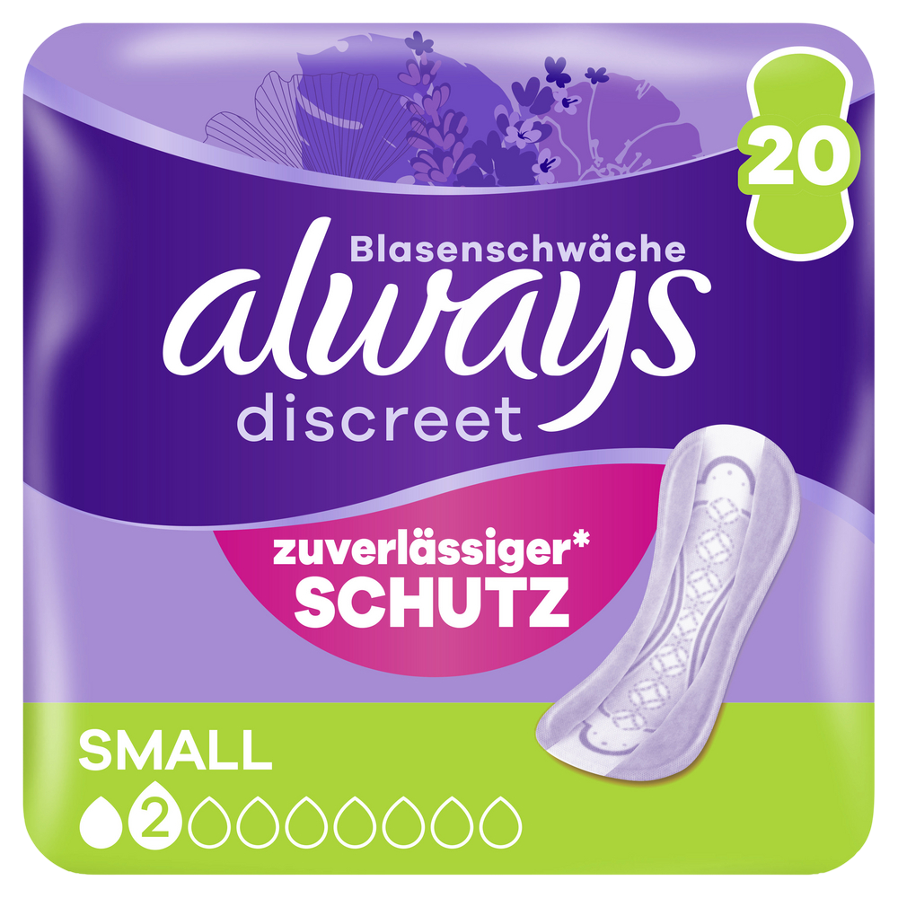Always Discreet Inkontinenz Einlagen Small